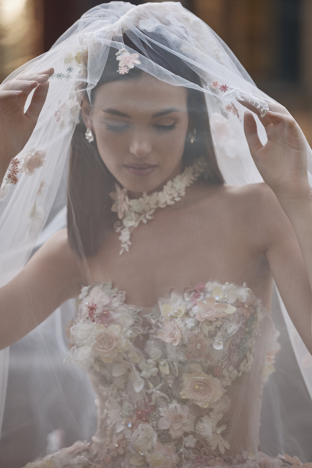 スーツ・フォーマル・ドレス Ameri MANY WAY TULLE VEIL DRESS Veil - 10301 – Veni Infantino