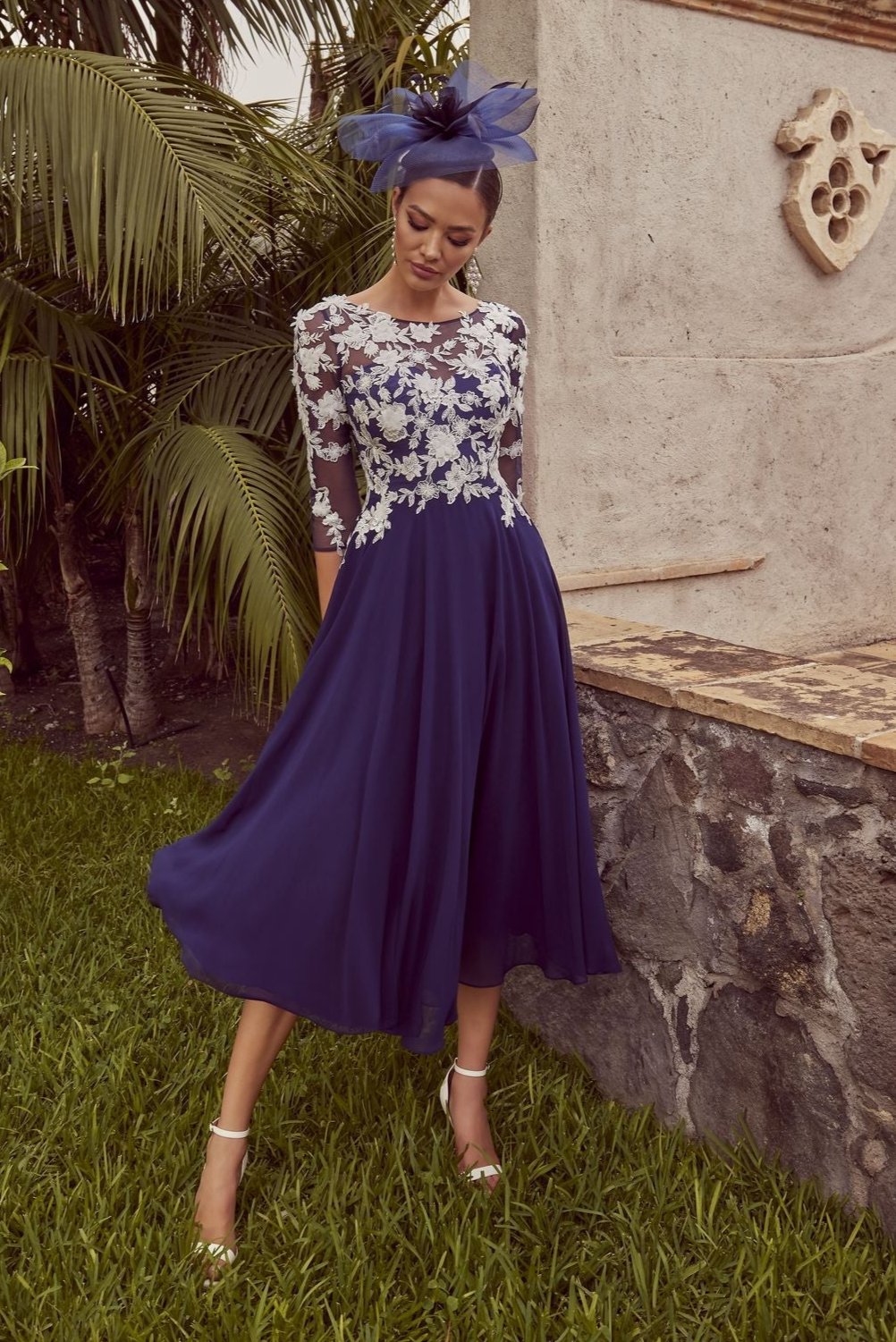 【新品】25ss　Embroidered Cuffs A-Line Dress Embroidered Cuffs A-Line Dress - black - Mame Kurogouchi