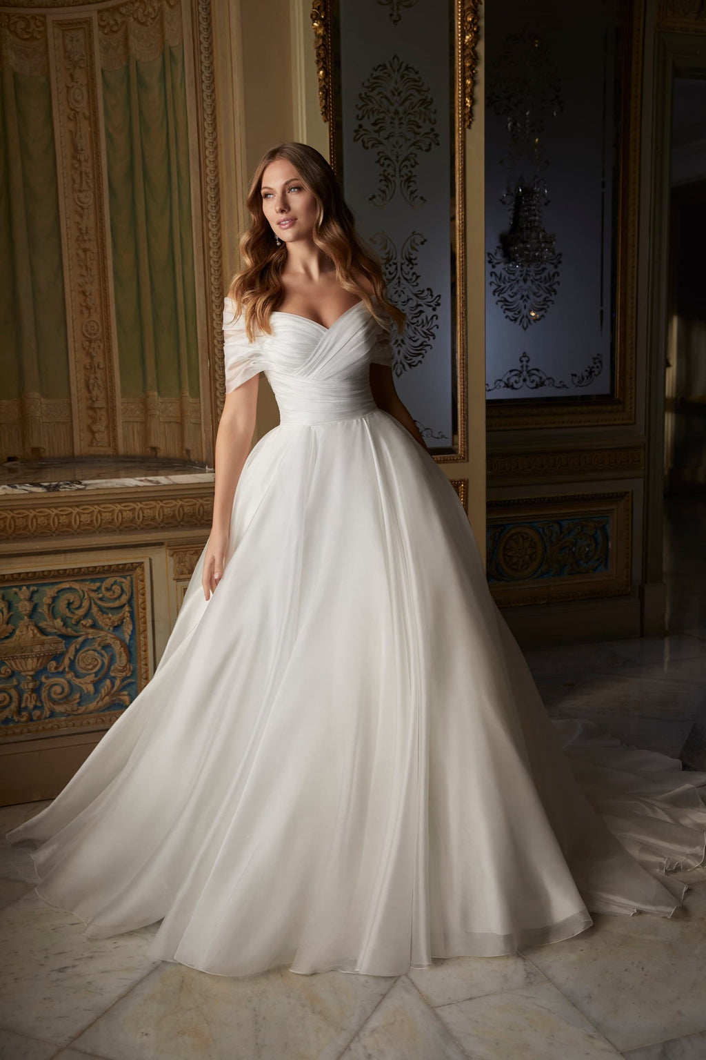 Ronald Joyce DAWN 69551 off-the-shoulder ballgown wedding dress – Veni  Infantino