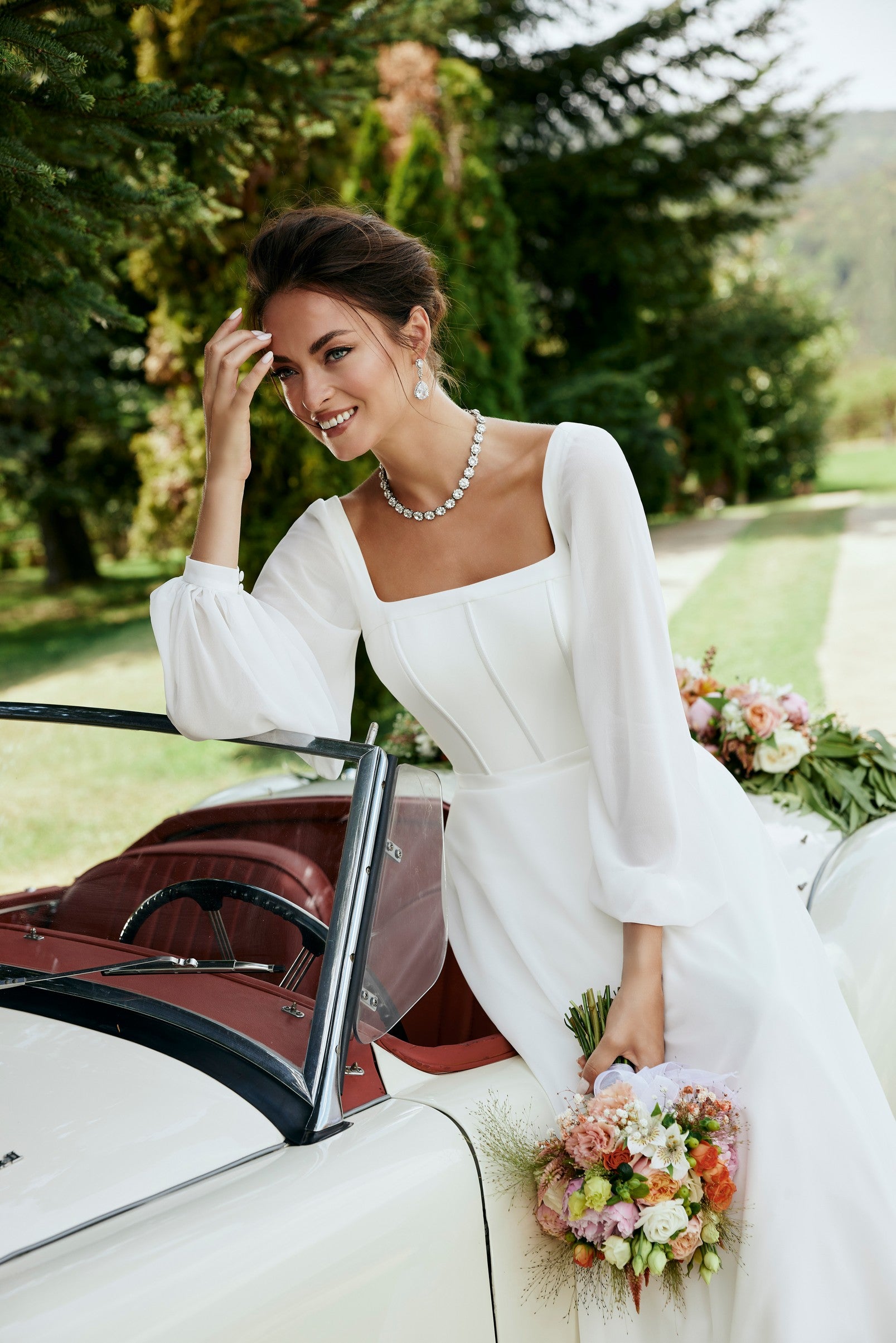 cape dress chiffon Bridal Chiffon Cape – Calily Bridal