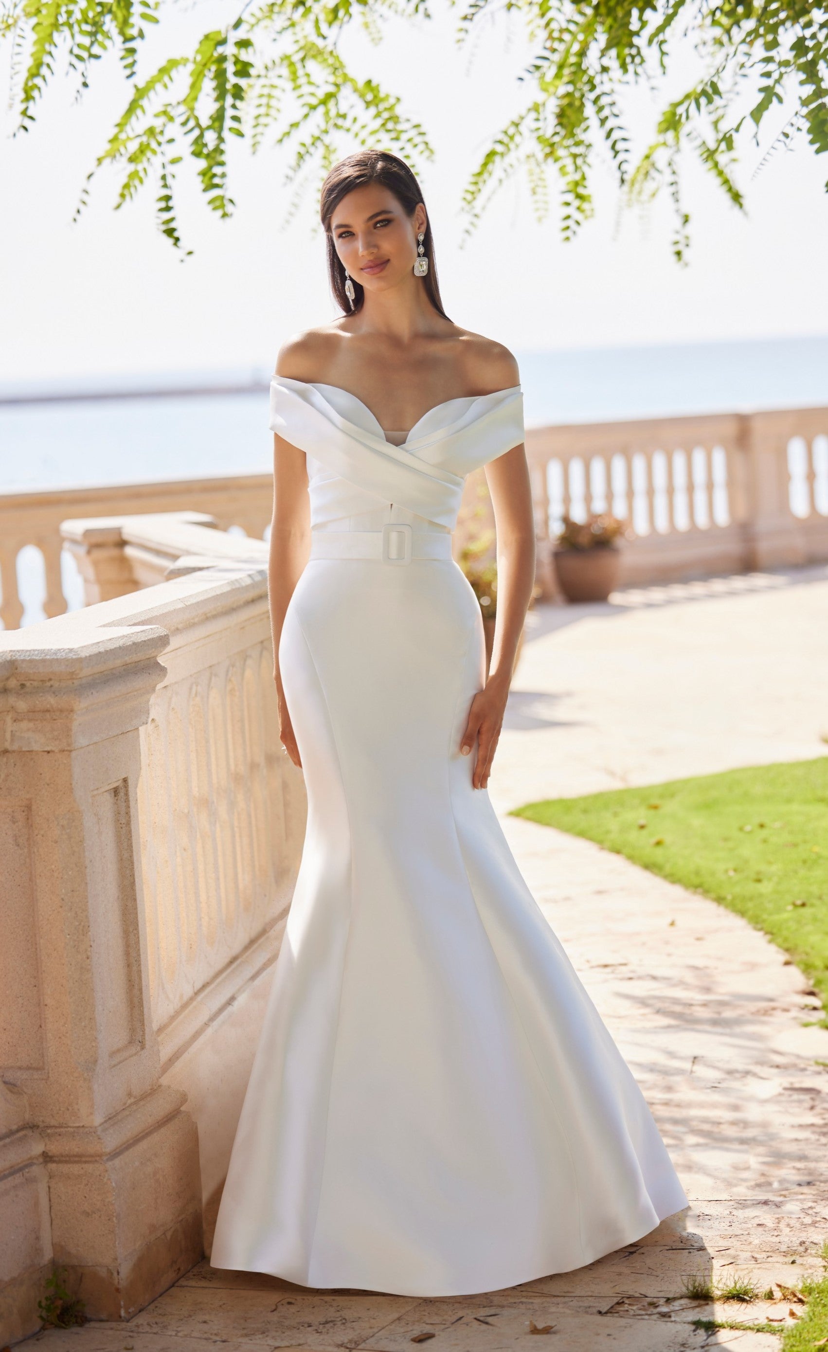ワンピース BAU by Bride And You KATRINA Off shoulder midi dress (Ivory) Designer fashion, Seoul-fully created | W Concept