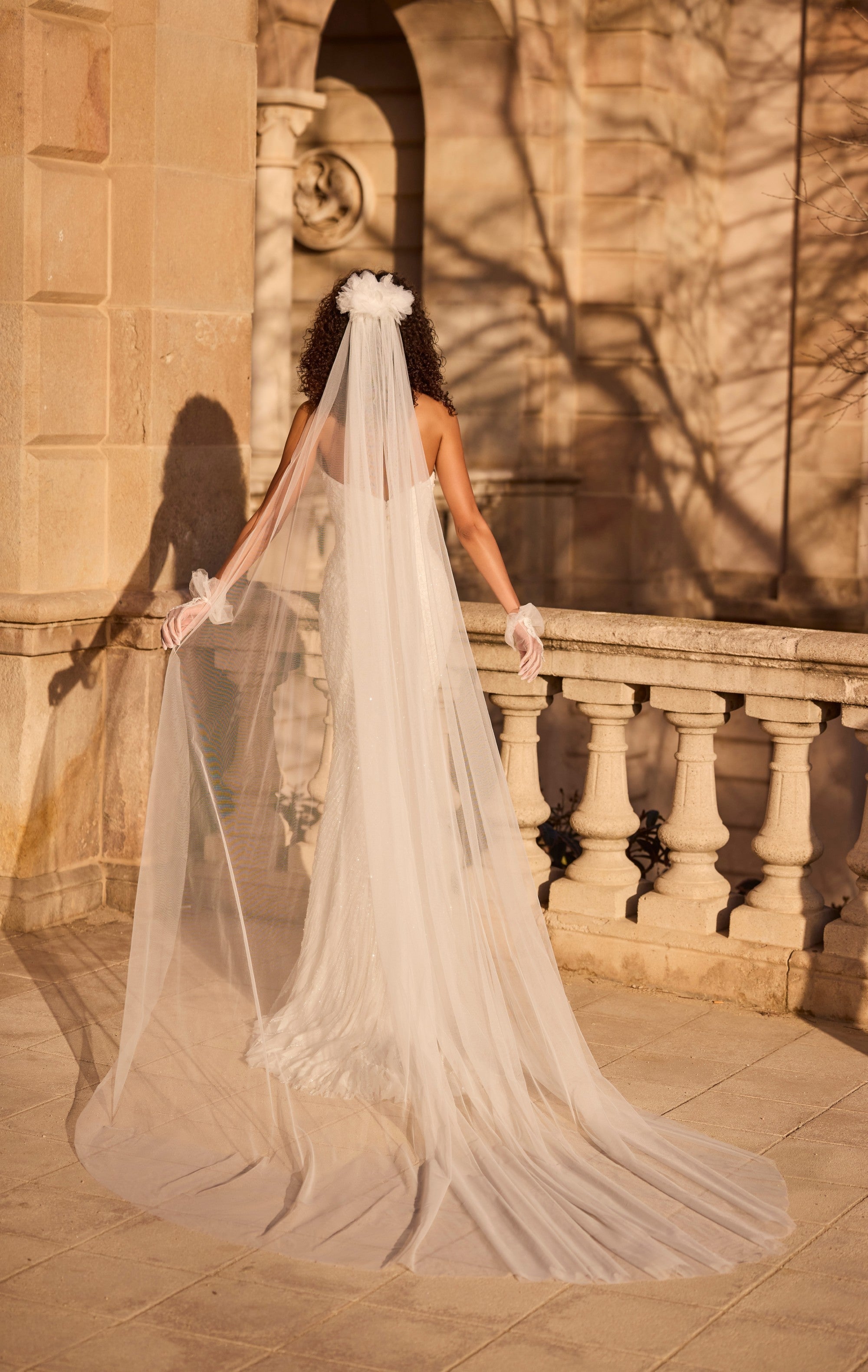 スーツ・フォーマル・ドレス Ameri MANY WAY TULLE VEIL DRESS M Veil - 10224 – Veni Infantino