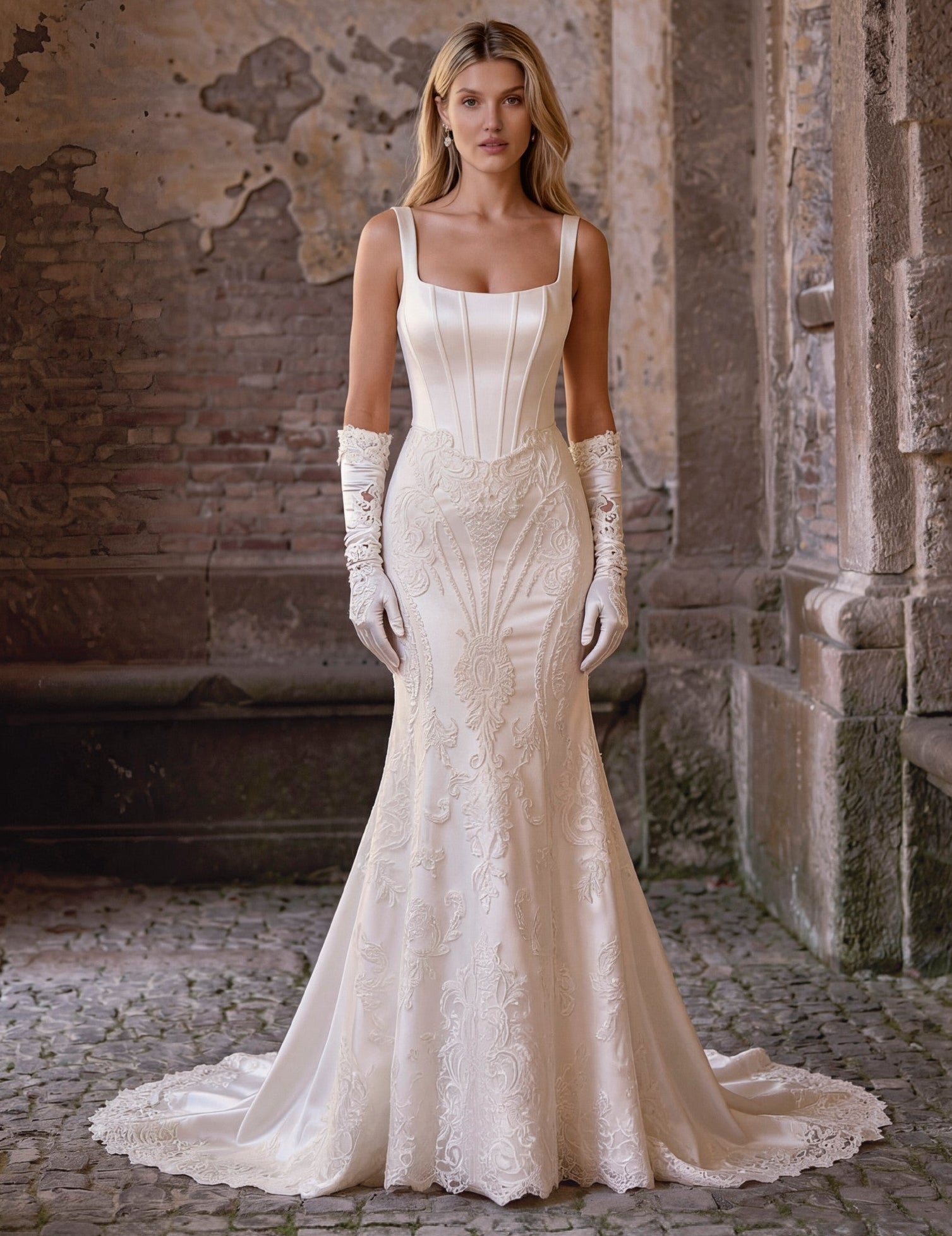 Azzurra Wedding Dress - 63290 – Veni Infantino